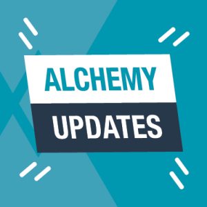 Alchemy updates